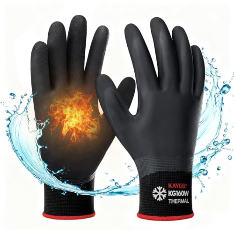 Winter Glove Insulated - Winter Waterproof Work Gloves for Men