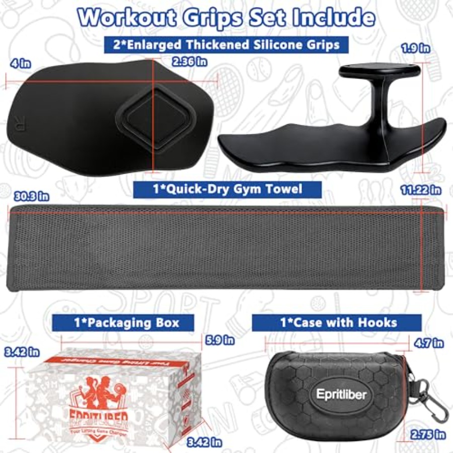 Large Silicone Workout Grips K - Workout Glove Gym incelemesi ve fiyatı