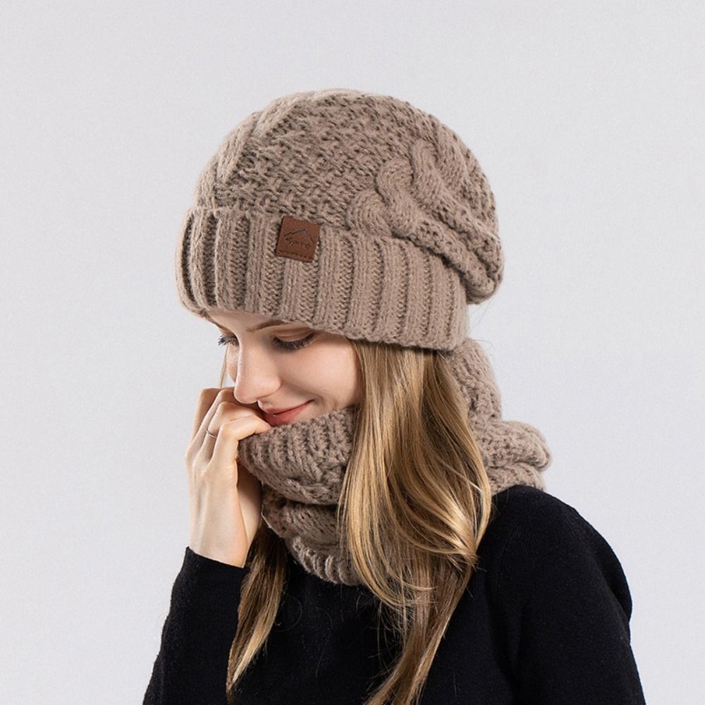 Soft Winter Beanie Hat Scarf S - Wool Glove Lined incelemesi ve fiyatı
