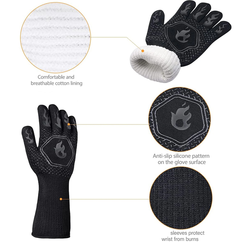 1 Pair Oven Gloves, Oven Mitts - Heat Resistant Glove incelemesi ve fiyatı