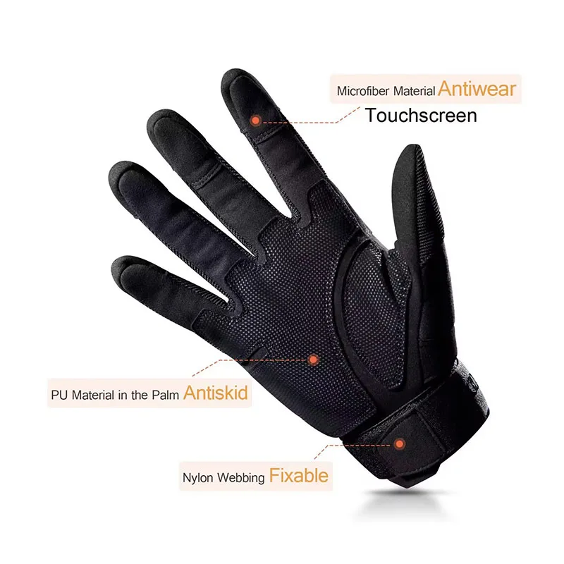 Men's Full Finger Tactical Glo - Motorcycle Glove Knuckle incelemesi ve fiyatı