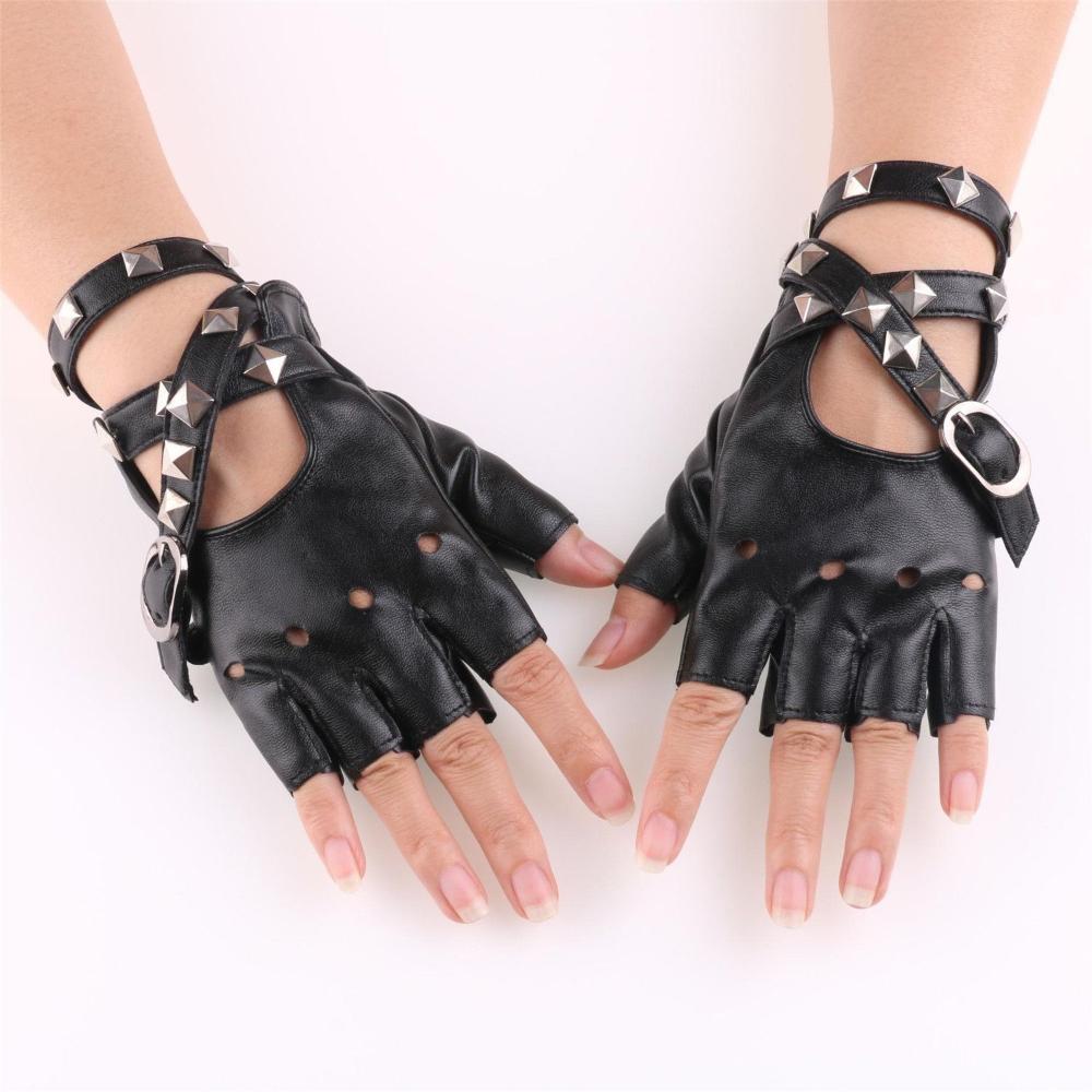 Unisex Fingerless Driving PU L - Leather Driving Glove incelemesi ve fiyatı