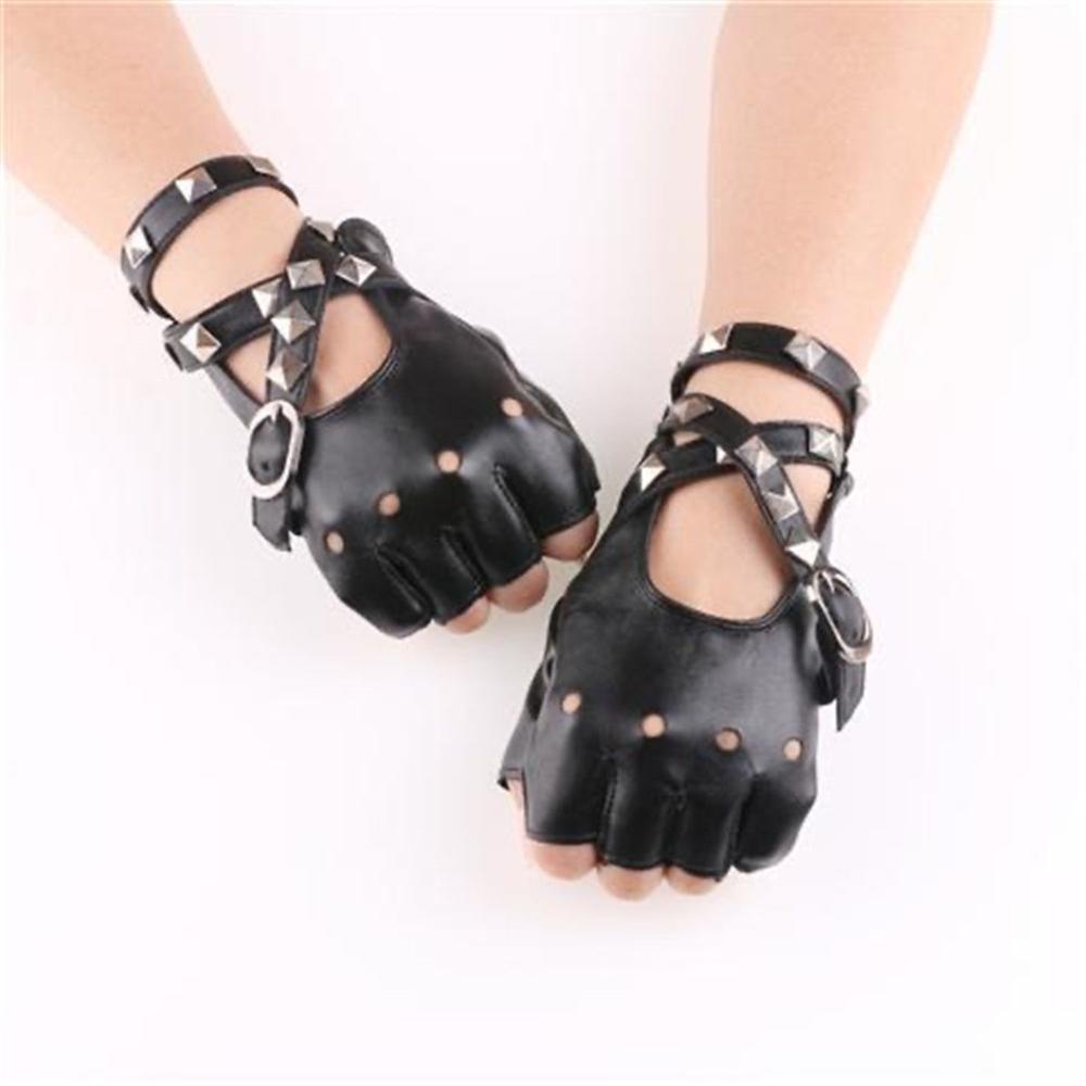Unisex Fingerless Driving PU L - Leather Driving Glove incelemesi ve fiyatı