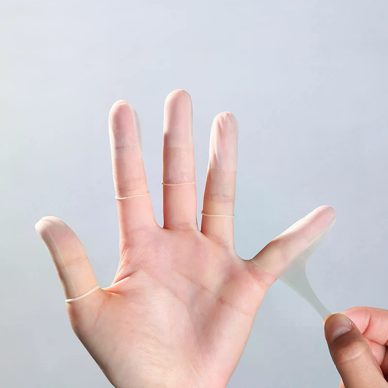 50pcs/pack Disposable Latex Fi - Latex Disposable Glove incelemesi ve fiyatı