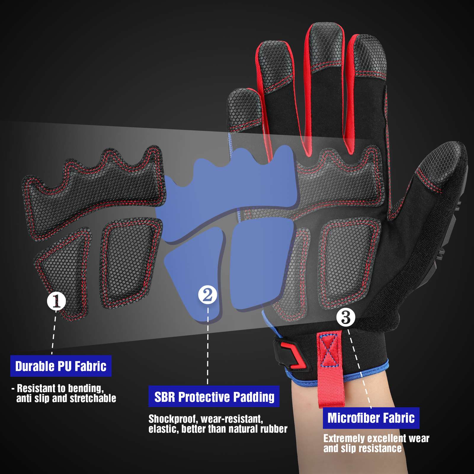 WORKPRO Heavy-duty Work Gloves - Work Glove Impact incelemesi ve fiyatı