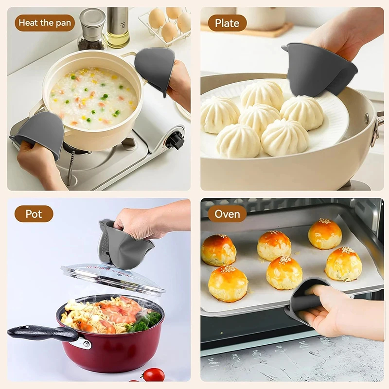 2pcs Mini Oven Gloves Silicone - Oven Mitt Silicone incelemesi ve fiyatı
