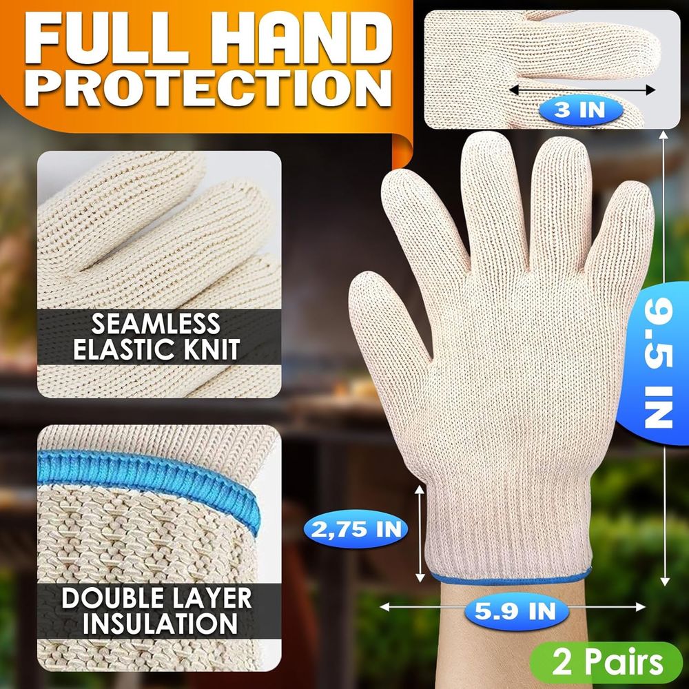 Heat-Resistant Gloves, 9.5 Len - Heat Resistant Glove incelemesi ve fiyatı