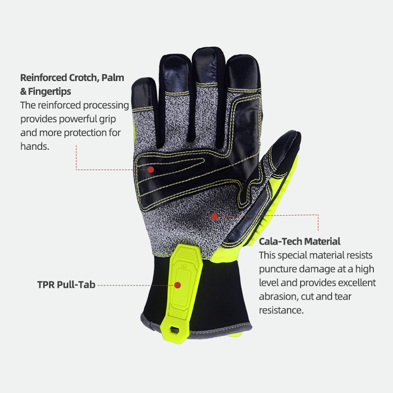 XYEHS ANSI CUT A5 Rescue Extri - Work Glove Impact incelemesi ve fiyatı