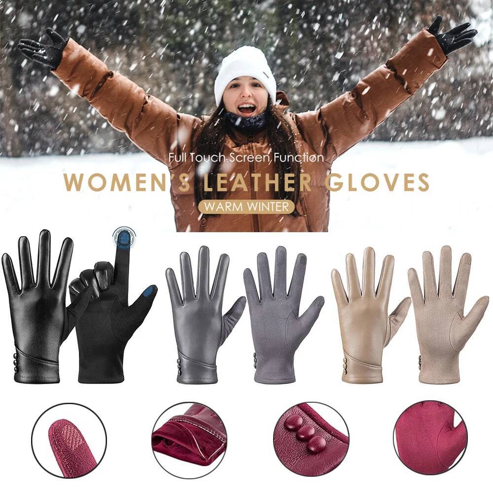 Women Gloves Touch Screen Wool - Wool Glove Lined incelemesi ve fiyatı