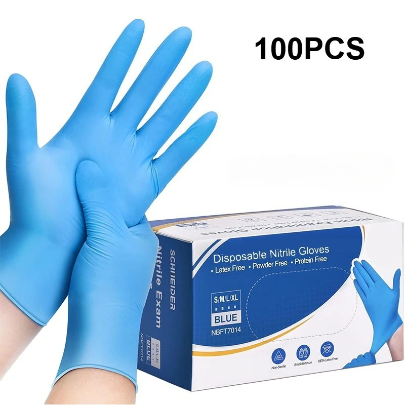 100PCS Blue Nitrile Disposable - Nitrile Mechanic Glove incelemesi ve fiyatı