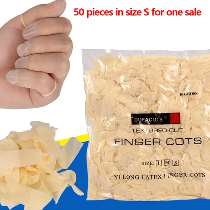 50pcs/pack Disposable Latex Fi - Latex Disposable Glove incelemesi ve fiyatı