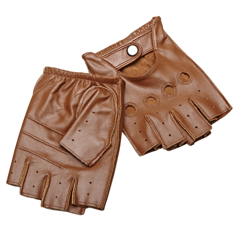 High Quality Man's Half Finger - Leather Driving Glove incelemesi ve fiyatı