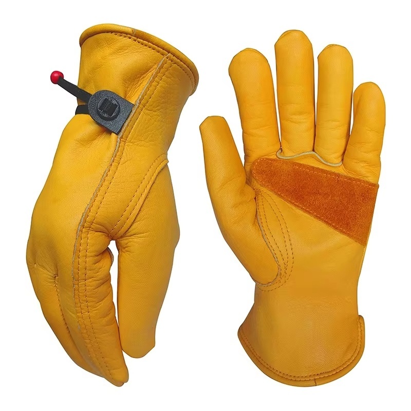 1 Pair Cowhide Heavy Duty Secu - Leather Driving Glove incelemesi ve fiyatı