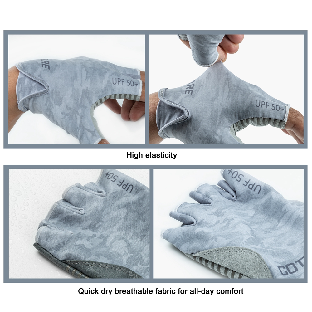 Goture Fingerless Fishing Glov - Cycling Glove Padded incelemesi ve fiyatı
