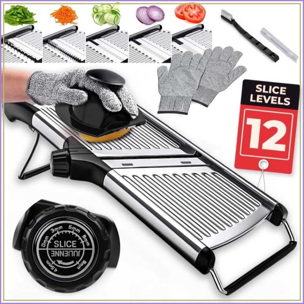 Adjustable Mandoline Food Slic - Cut Resistant Glove incelemesi ve fiyatı