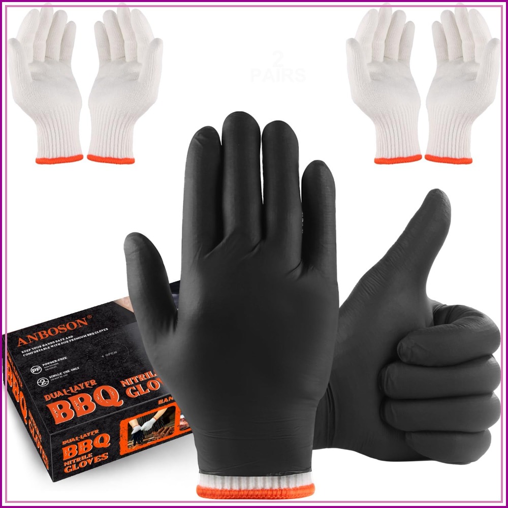 Disposable BBQ Gloves 100 Pack - Heat Resistant Glove incelemesi ve fiyatı