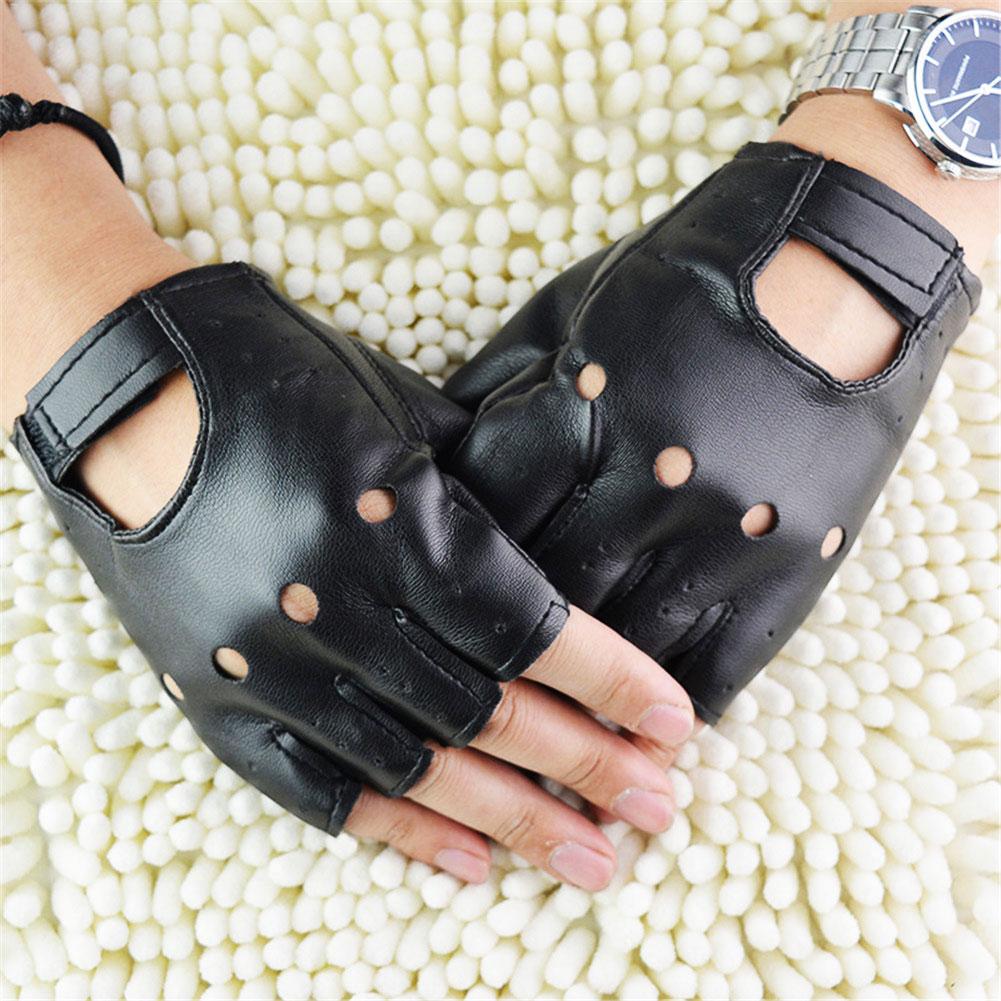 Punk Fingerless Gloves PU Leat - Workout Glove Gym incelemesi ve fiyatı