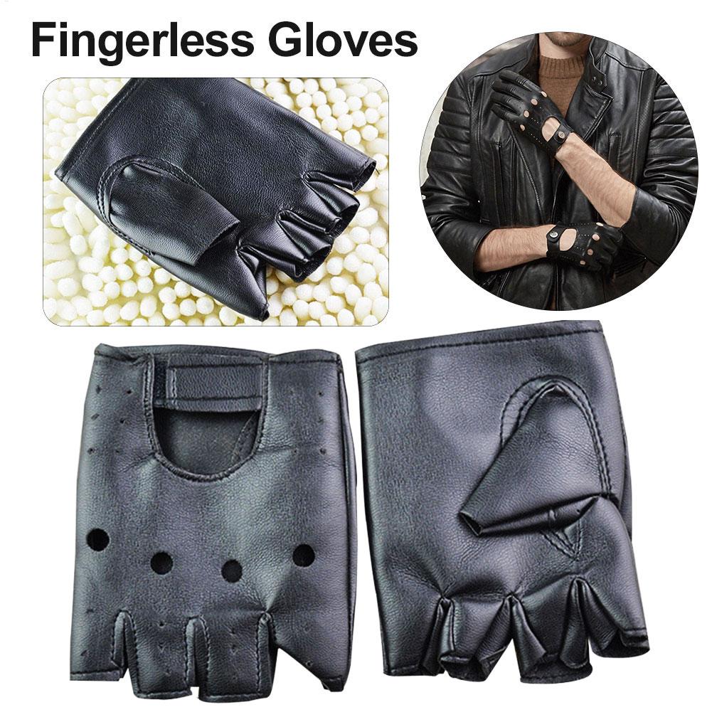 Punk Fingerless Gloves PU Leat - Workout Glove Gym incelemesi ve fiyatı