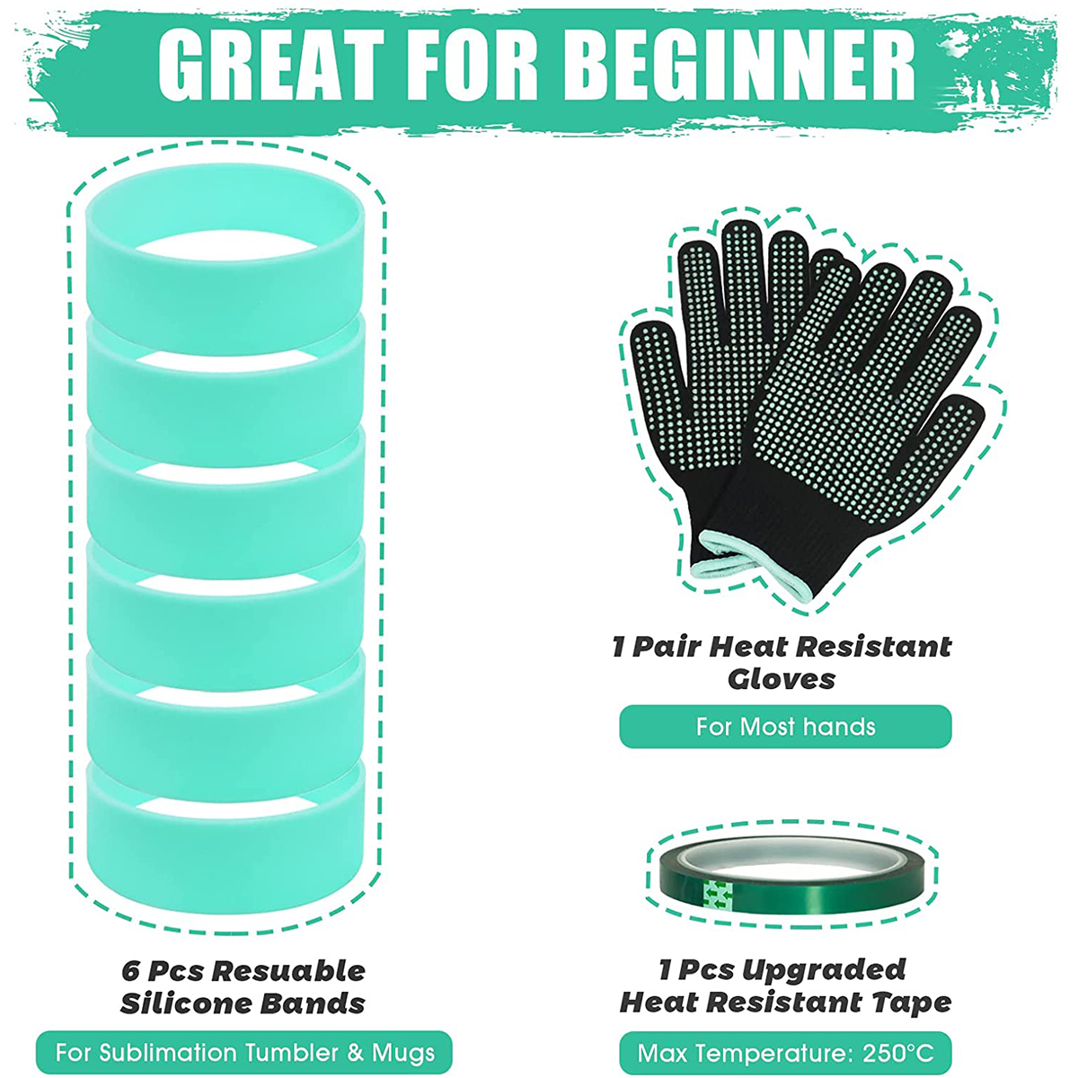 Silicone Bands Elastic Heat Re - Oven Mitt Silicone incelemesi ve fiyatı