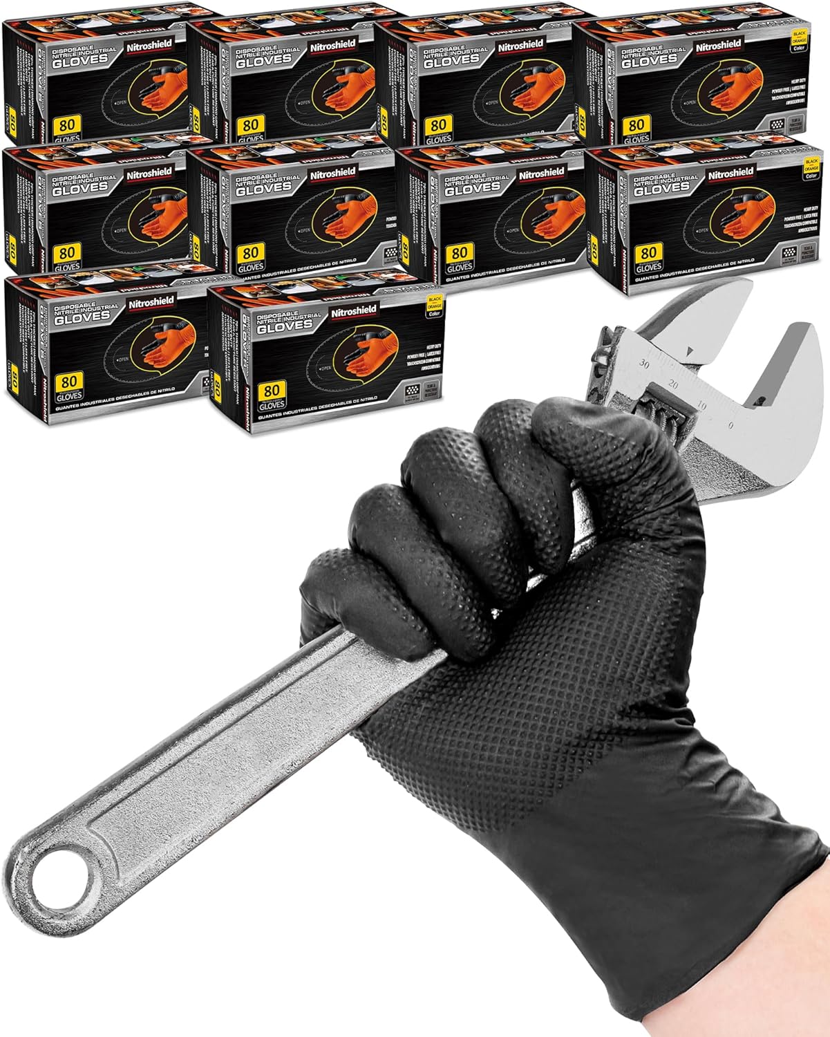 9mil Heavy Duty Disposable Nit - Nitrile Mechanic Glove incelemesi ve fiyatı