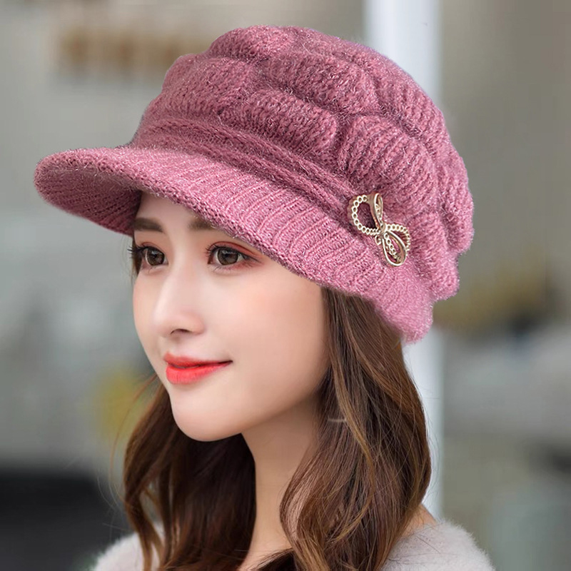 Winter Warm Hat Knitted Hat Ca - Wool Glove Lined incelemesi ve fiyatı