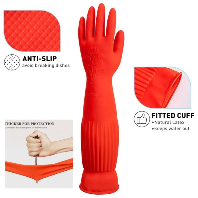 45CM Extra-Long Rubber Cleanin - Dish Glove Rubber incelemesi ve fiyatı
