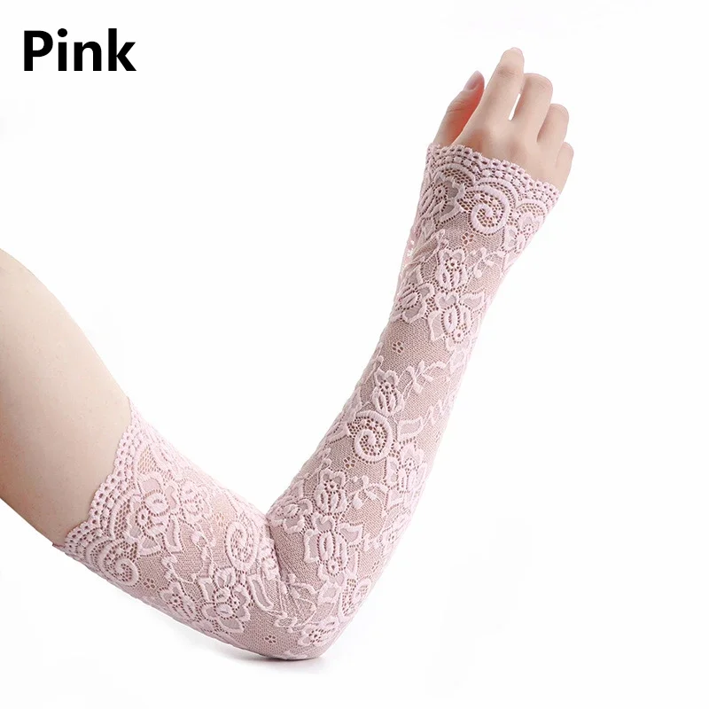 Summer Sunscreen Lace Arm Slee - Fingerless Glove Knit incelemesi ve fiyatı
