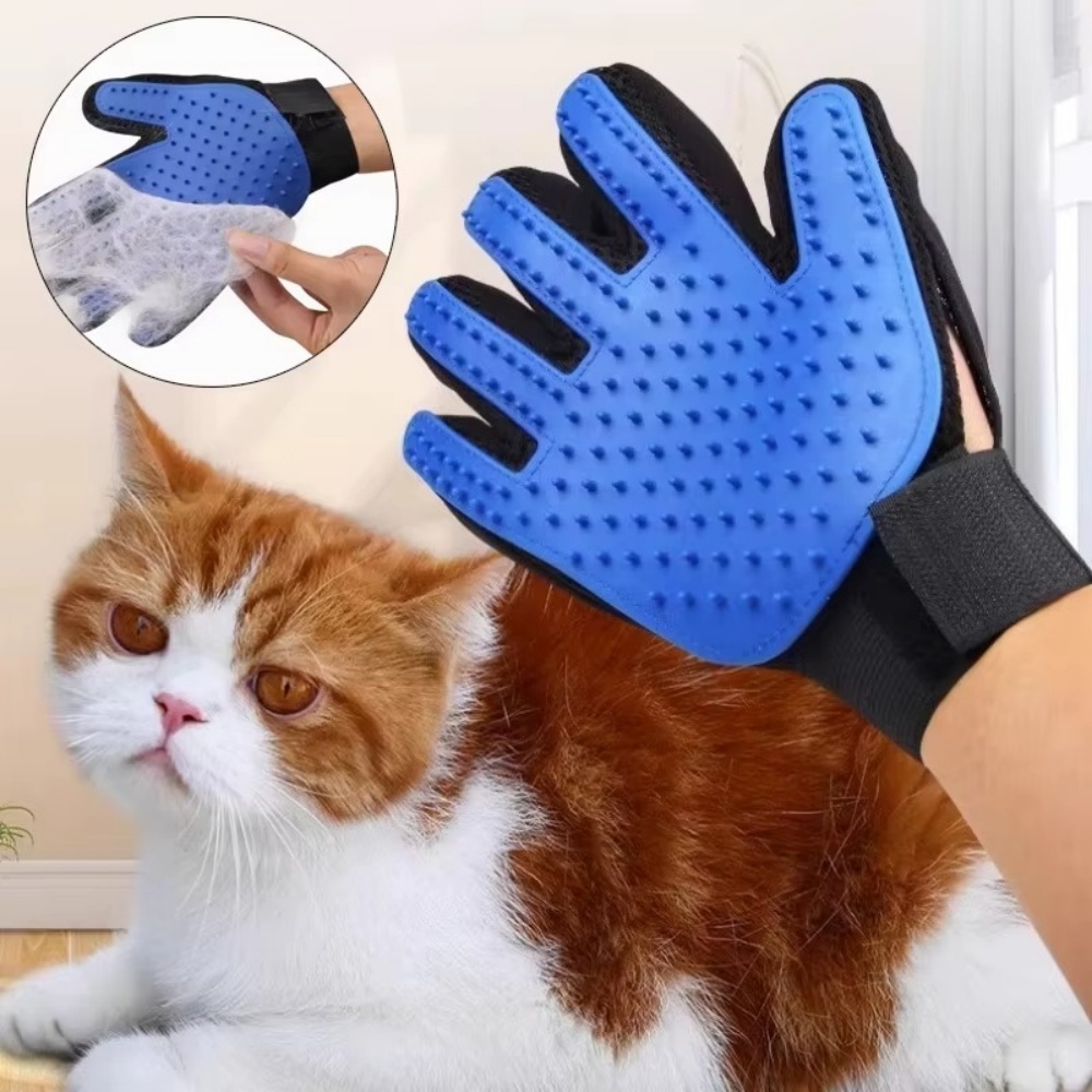 Pet Cat Dog Grooming Gloves Ca - Rubber Glove Cleaning incelemesi ve fiyatı