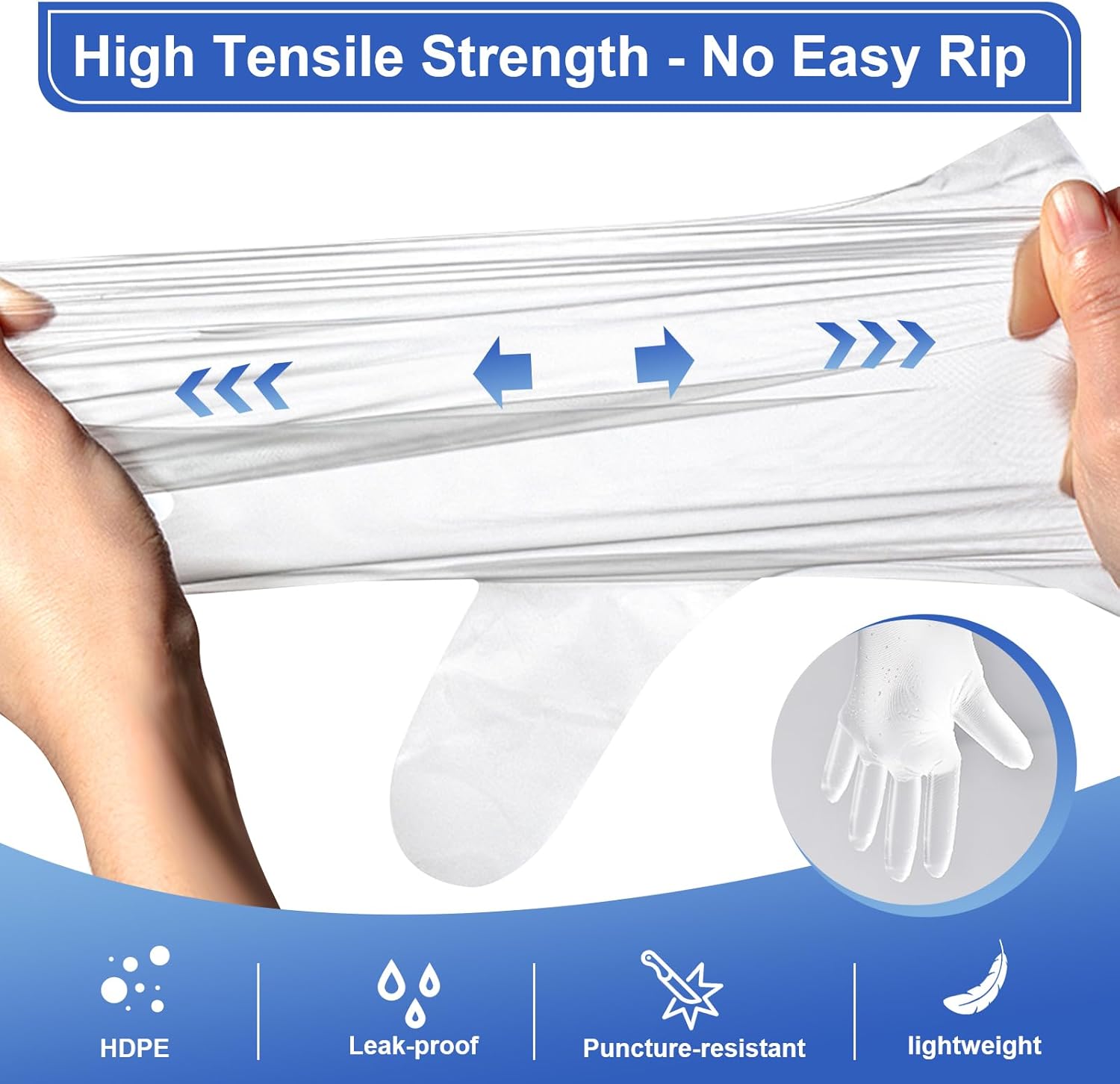 500 Pcs Disposable Food Prep G - Latex Disposable Glove incelemesi ve fiyatı