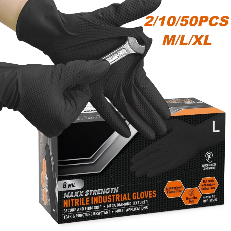 Heavy Duty Nitrile Safety Work - Nitrile Mechanic Glove incelemesi ve fiyatı