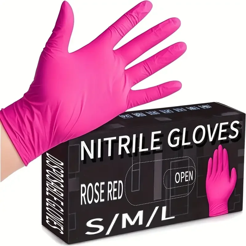 Fuchsia Nitrile Disposable Glo - Latex Disposable Glove incelemesi ve fiyatı