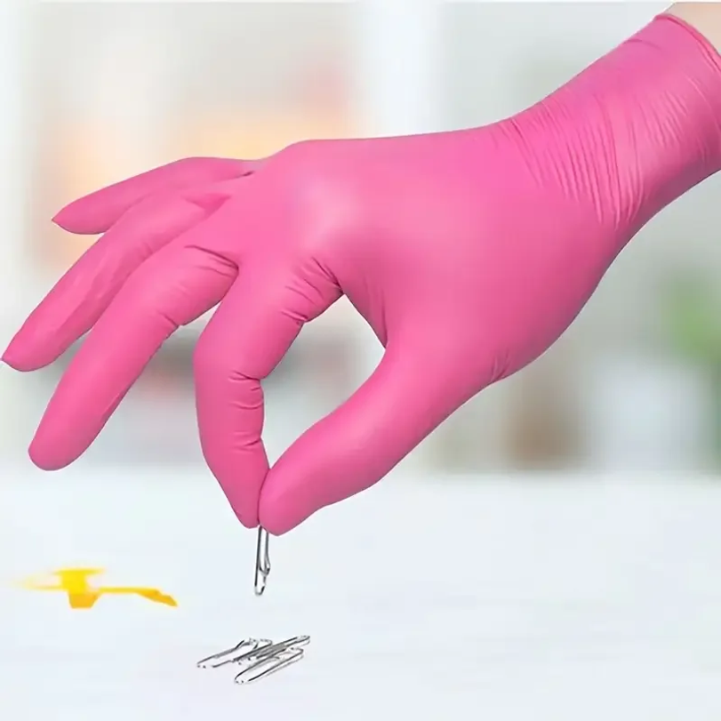 Fuchsia Nitrile Disposable Glo - Latex Disposable Glove incelemesi ve fiyatı