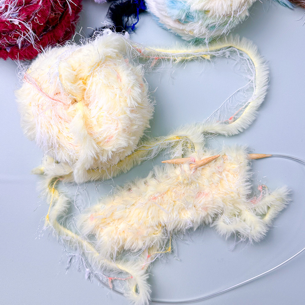 100g Hand Mixed Line Fur Line  - Wool Glove Lined incelemesi ve fiyatı