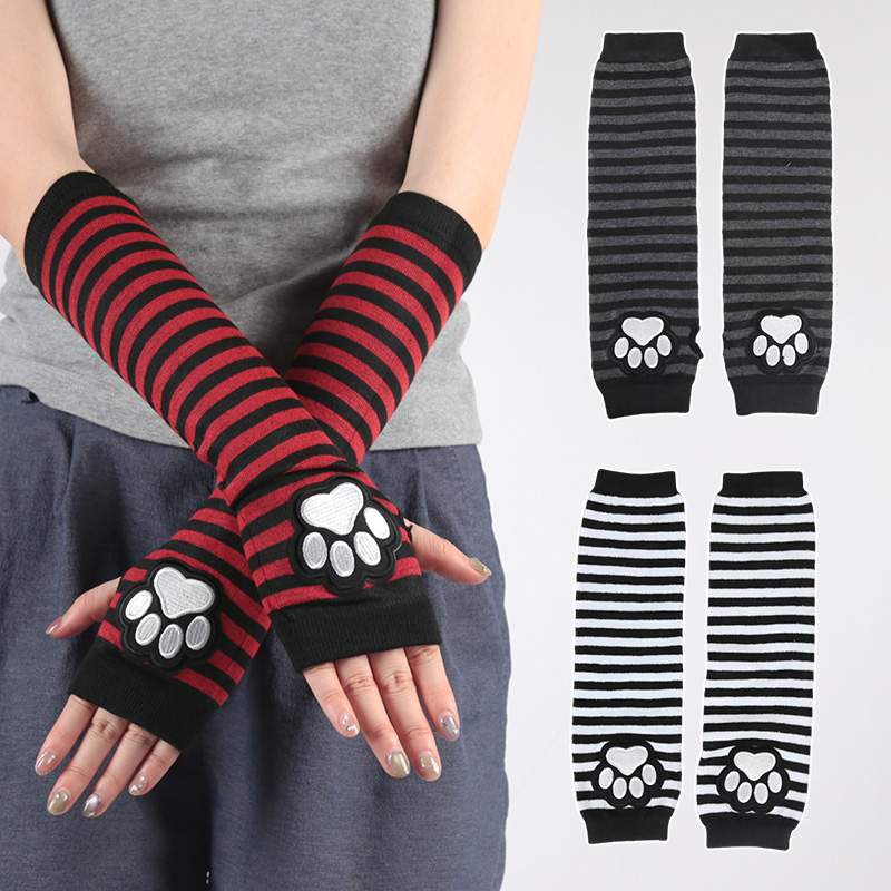 Unisex Black Fingerless Gloves - Fingerless Glove Knit incelemesi ve fiyatı