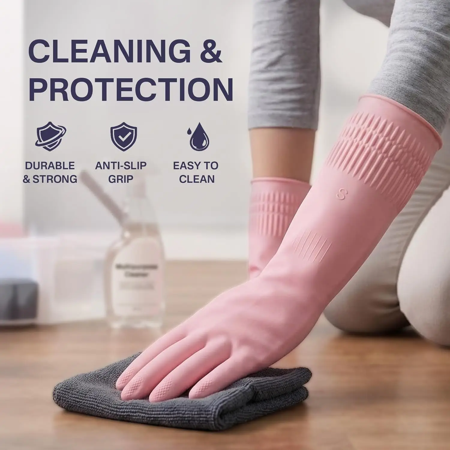 Reusable Rubber Dishwashing Gl - Rubber Glove Cleaning incelemesi ve fiyatı