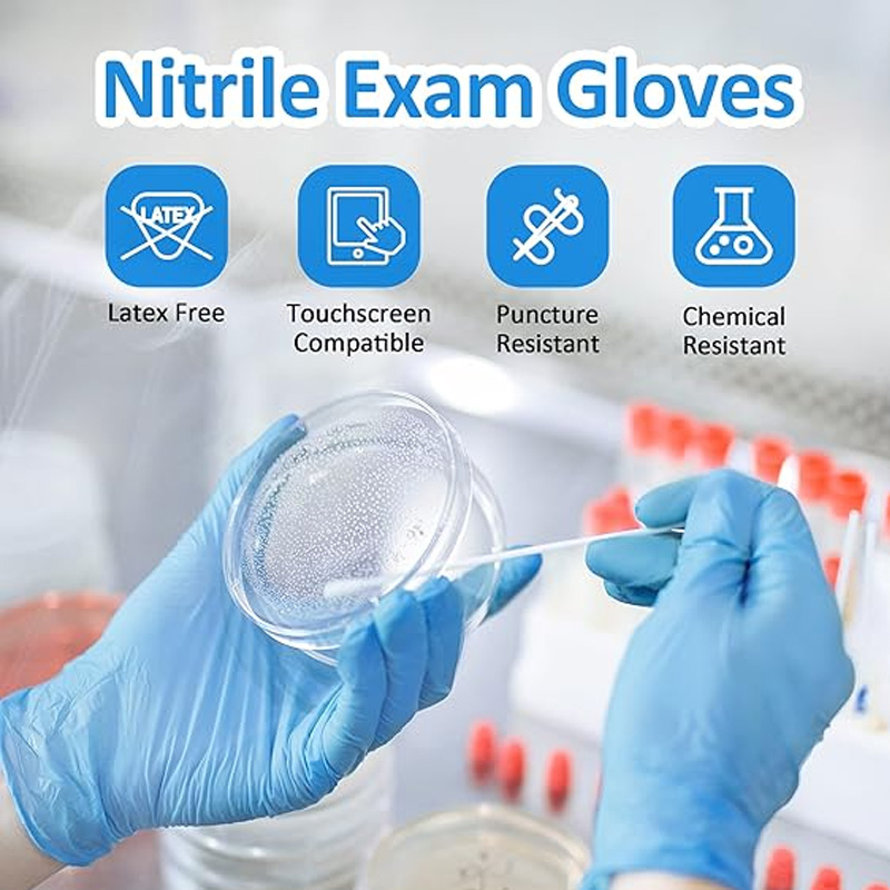 Medical Grade Blue Nitrile Glo - Exam Glove Nitrile incelemesi ve fiyatı