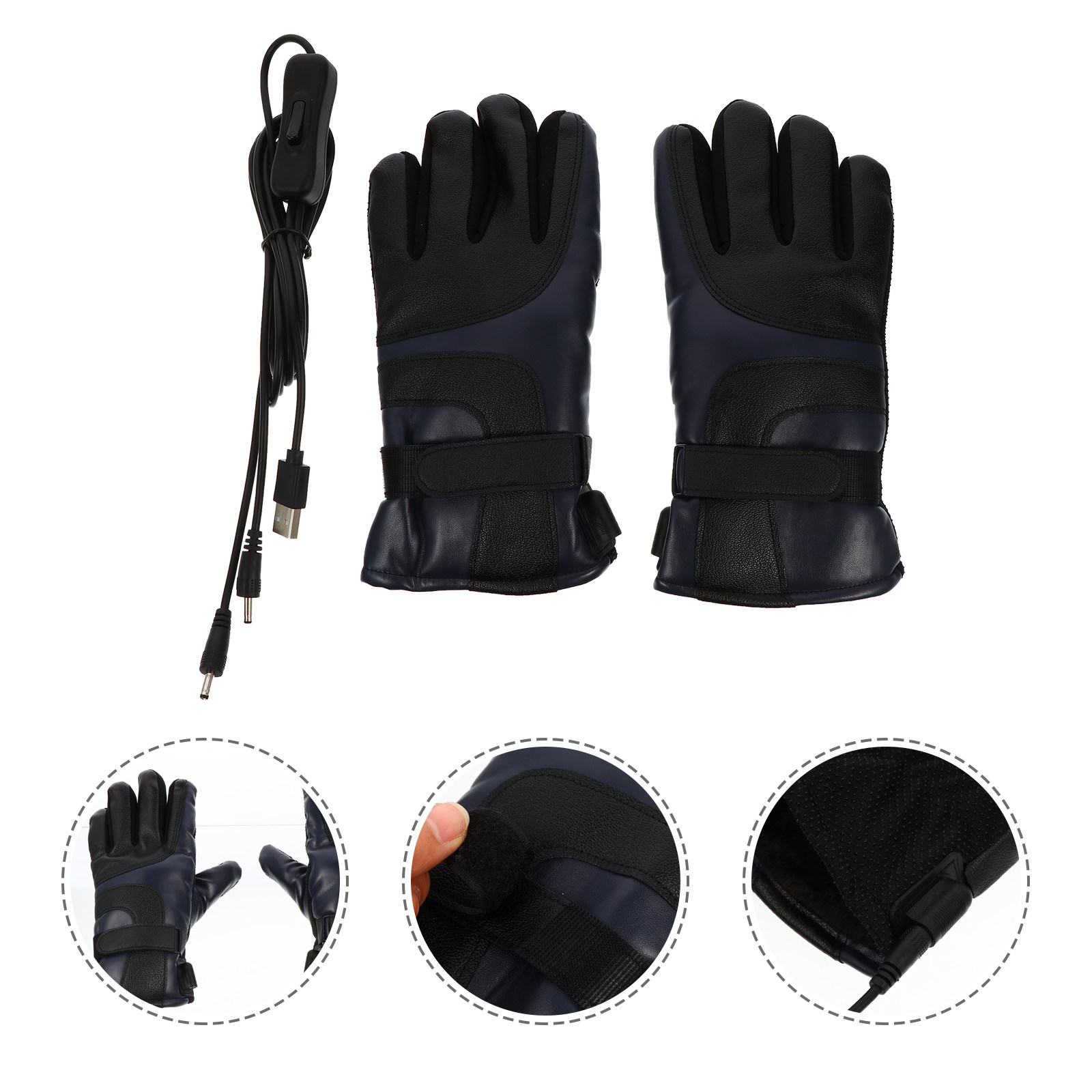 1Pair USB Electric Heated Glov - Winter Glove Insulated incelemesi ve fiyatı