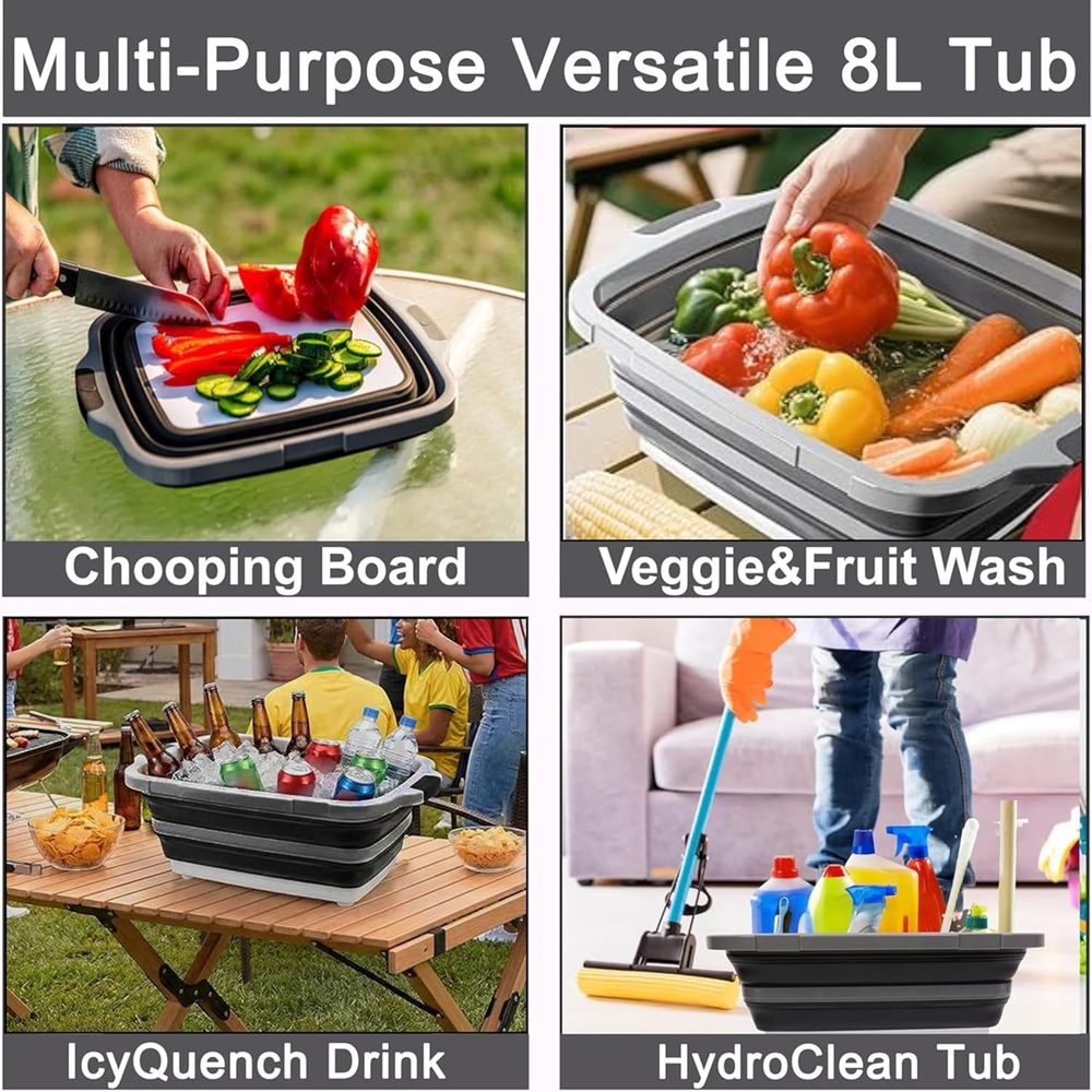 Portable 8L BBQ Prep Tub with  - Heat Resistant Glove incelemesi ve fiyatı