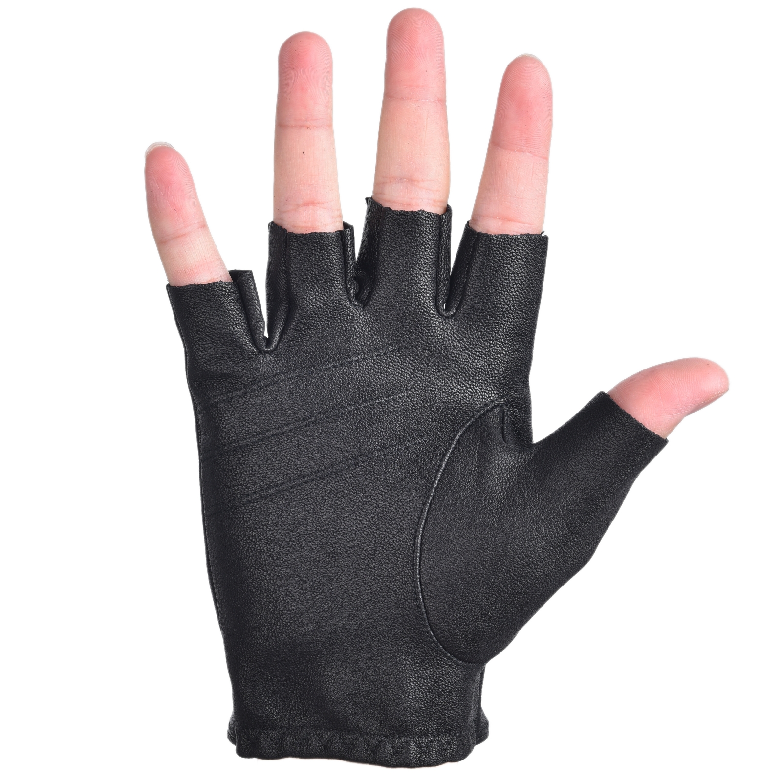 Mens Fingerless Gloves Half Fi - Leather Driving Glove incelemesi ve fiyatı