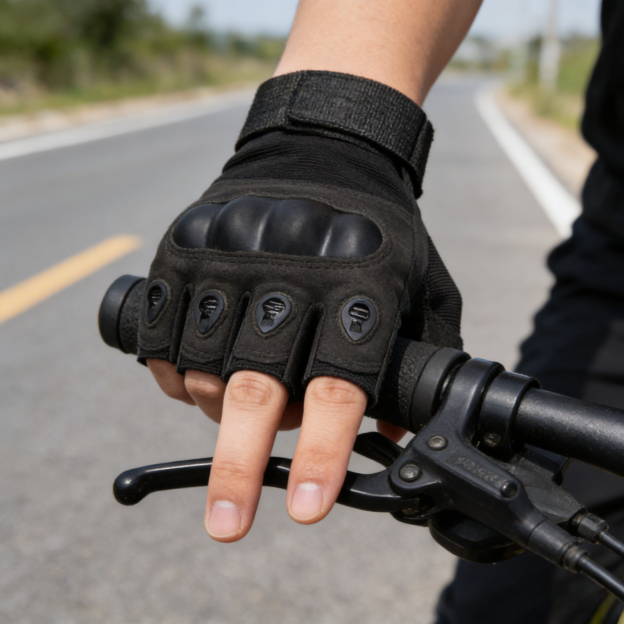 Tactical Hard Knuckle Half Fin - Motorcycle Glove Knuckle incelemesi ve fiyatı